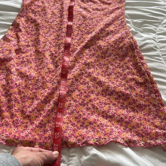Brave Soul London// Baby Doll Sheer Floral Dress Size XS - Picture 10 of 11
